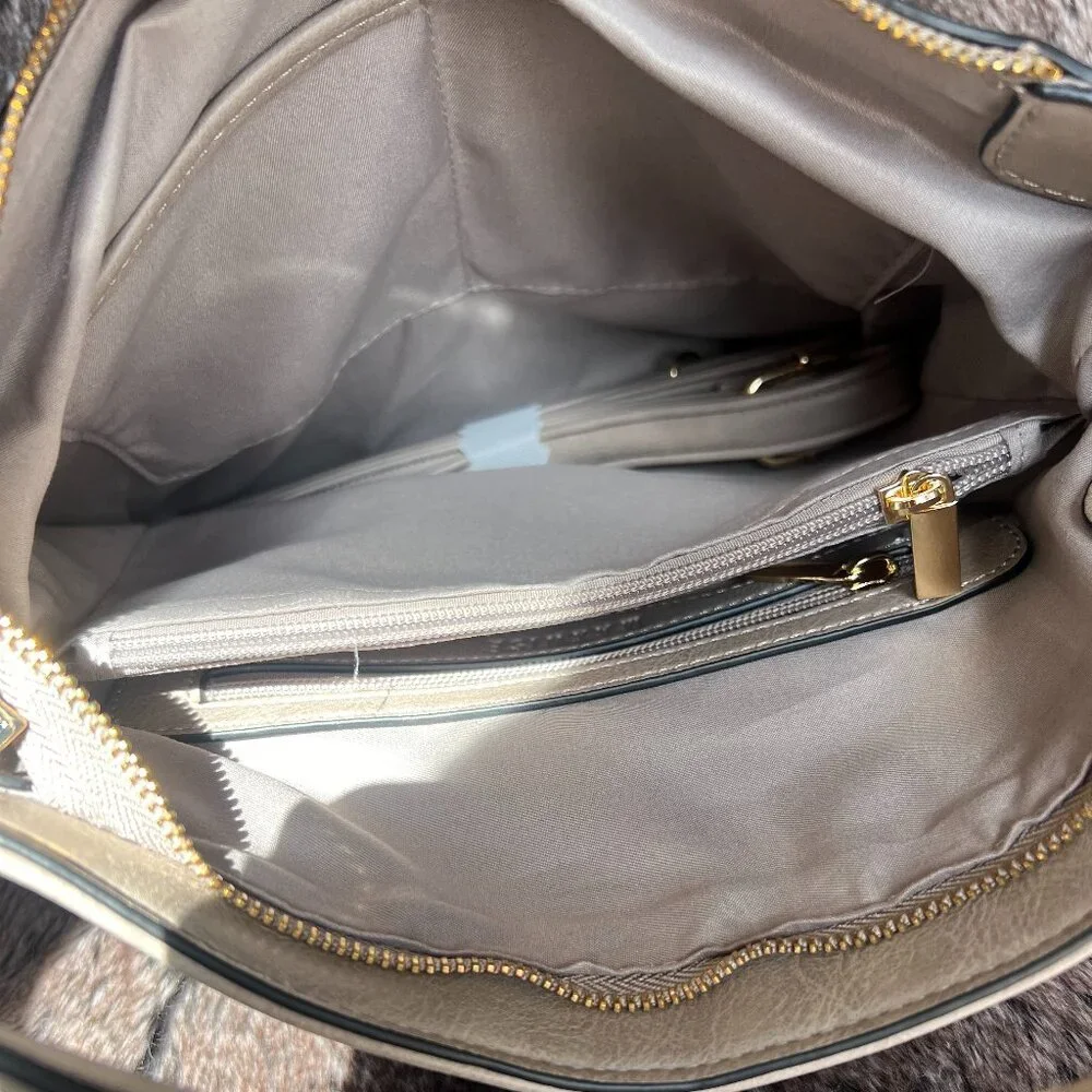 Maxwise Gray Hobo Bag with Adjustable Shoulder Strap